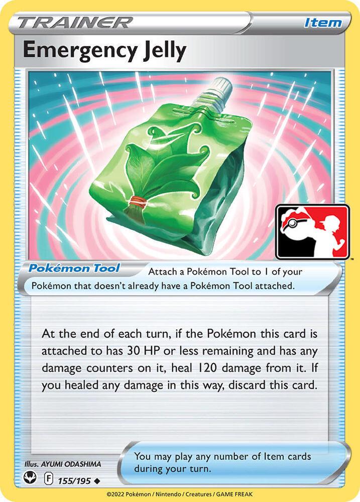 Silver Tempest Emergency Jelly [Prize-Pack] Pokémon card